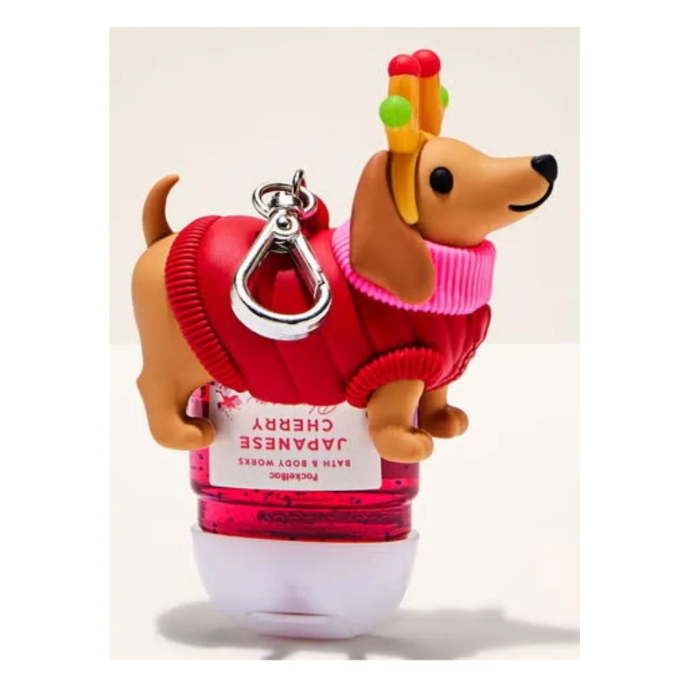 🩷🐕🤲 NWT‼️Bath & Body Works "Festival Dog" Light-up Holder w/ Hand Sanitizers - Picture 6 of 9